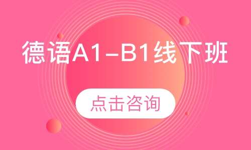 德语A1-B1线下班